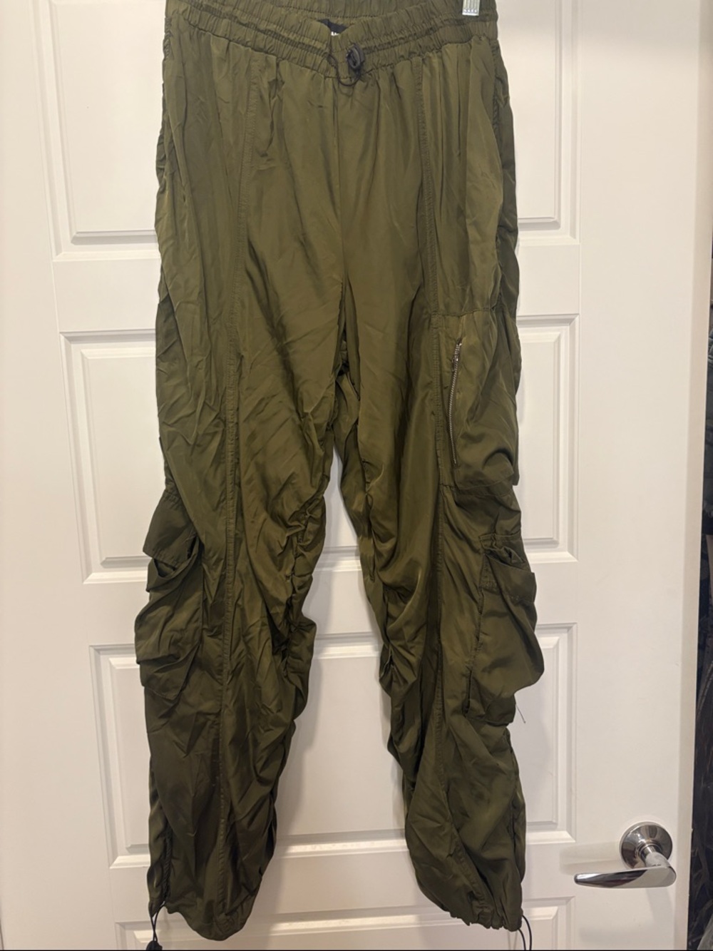 Fashion Nova Olive Green Women's Cargo Joggers
